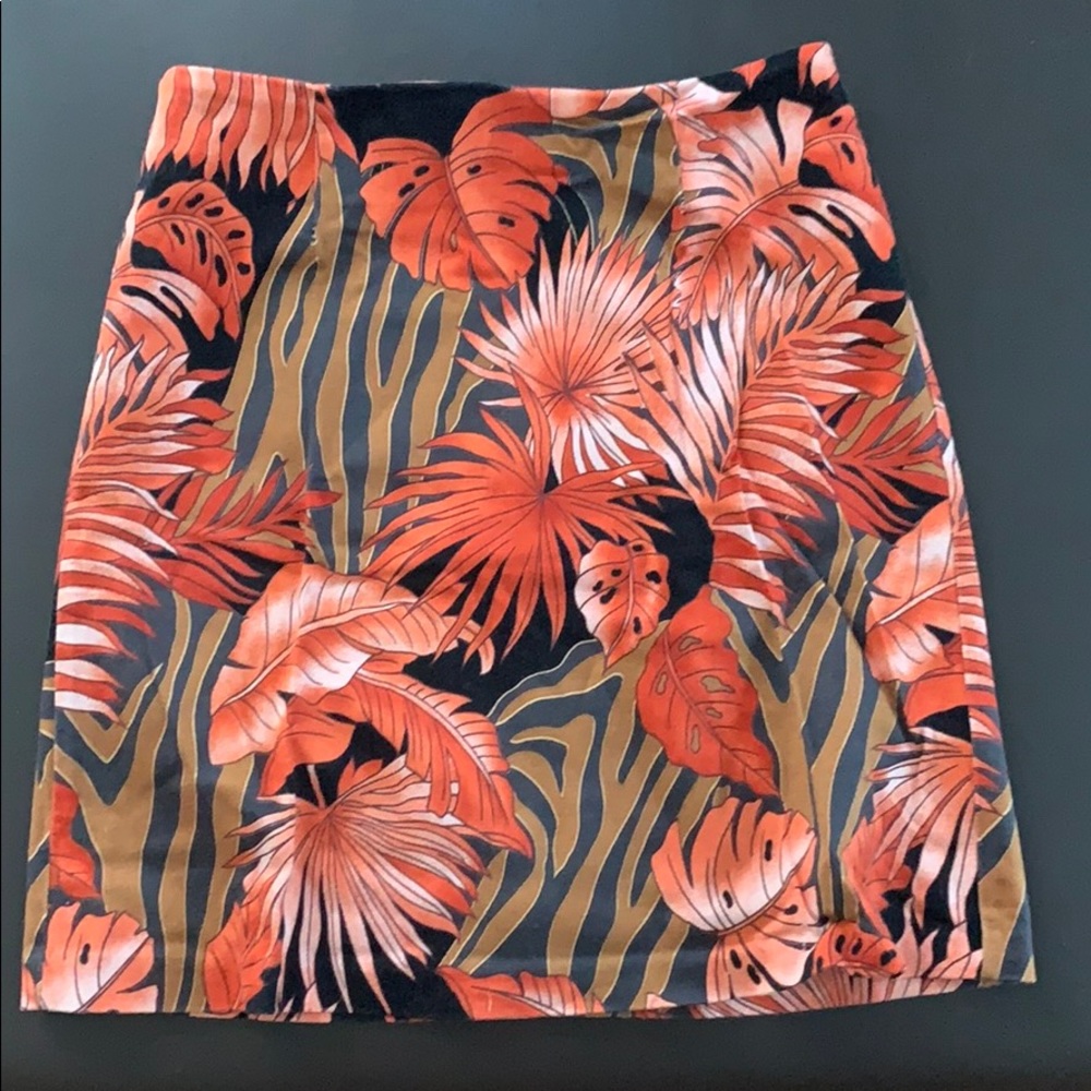 Tropical vintage skirt